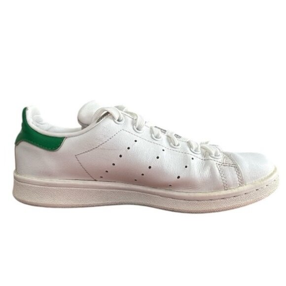 Adidas Original Endorsed by Stan Smith White Green Low Top Sneakers‎ Size 4 - Picture 4 of 9